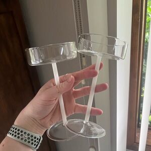 Elegant Clear Glass Coupes